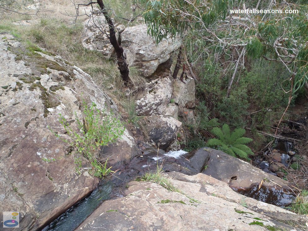 The cutting upstream of Stanley Park Falls in Macedon